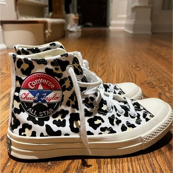 Excellent condition Leopard Print Converse - Picture 2 of 6